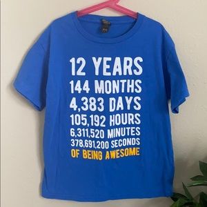 Birthday Shirt! 12 years!